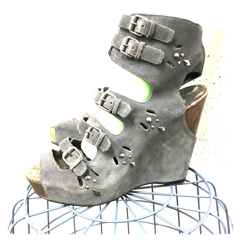 Sam Edelman buckle up wedges